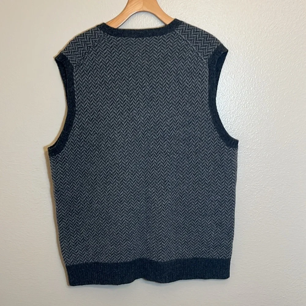 J. Crew Grey Lambswool Vest